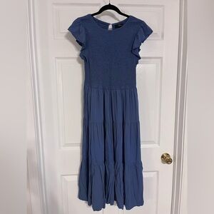 Zesica Summer Casual Smocked Dress, Size L